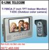 Bộ chuông cửa hình Video Door Phone ETE (T-708CA) - anh 1
